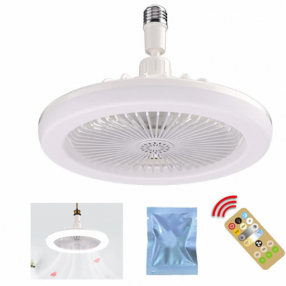 ABANICO CON LED Y AROMATIZANTE MULTIFUNCIONAL